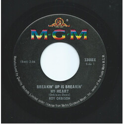 Roy Orbison Breakin' Up Is Breakin' My Heart / Wait Vinyl 7" USED