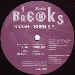 Krash Burn E.P. Vinyl 12" USED