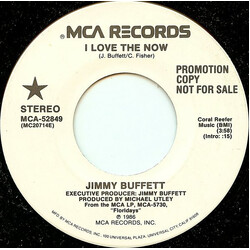 Jimmy Buffett I Love The Now Vinyl 7" USED
