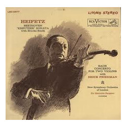 Jascha Heifetz / Ludwig Van Beethoven / Johann Sebastian Bach / Brooks Smith (2) / Erick Friedman / The New Symphony Orchestra Of London / Sir Malcolm