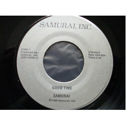 Samurai (27) Good Time / Got My Eyes On You Vinyl 7" USED