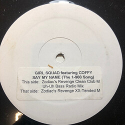 Girl Squad / Coffy (2) Say My Name (The 1-900 Song) Vinyl 12" USED