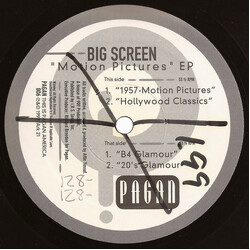 Big Screen Motion Pictures EP Vinyl 12" USED