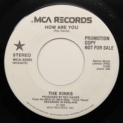 The Kinks How Are You Vinyl 7" USED