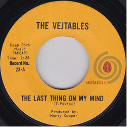 The Vejtables The Last Thing On My Mind Vinyl 7" USED