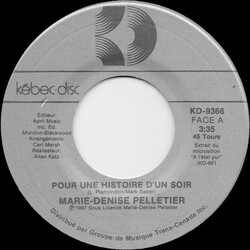 Marie Denise Pelletier Pour Une Histoire D'un Soir USED VINYL 7INCH SINGLE