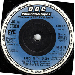 Alex Glasgow Dance Ti Thi Daddy (When The Boat Comes In) Vinyl 7" USED