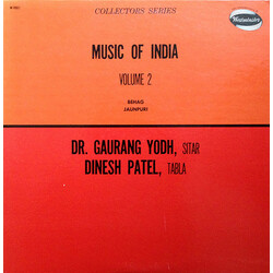 Gaurang Yodh / Dinesh Patel Music Of India (Volume 2) Vinyl LP USED