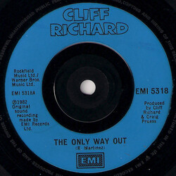 Cliff Richard The Only Way Out USED VINYL 7INCH