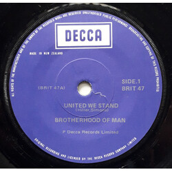 Brotherhood Of Man United We Stand / Where Are You Going To My Love? Vinyl 7" USED