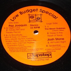 Josh Stone / Paz Joaquin / The Mean Dubbies Low Budget Special Vinyl 12" USED