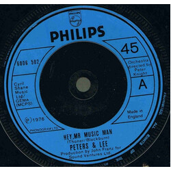 Peters & Lee Hey, Mr Music Man USED VINYL 7INCH SINGLE