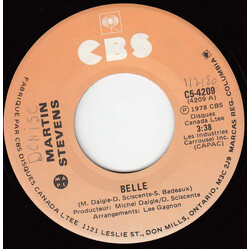 Martin Stevens Belle Vinyl 7" USED