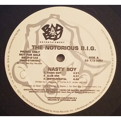 Notorious B.I.G. Nasty Boy Vinyl 12" USED