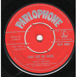 Jerry Lordan Sing Like An Angel Vinyl 7" USED