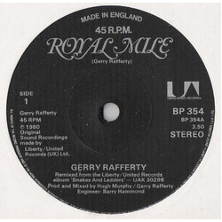 Gerry Rafferty Royal Mile Vinyl 7" USED