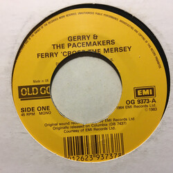 Gerry & The Pacemakers Ferry 'Cross The Mersey / Don't Let The Sun Catch You Crying Vinyl 7" USED
