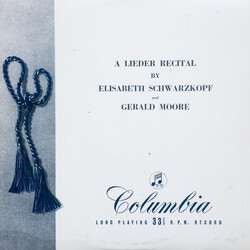 Elisabeth Schwarzkopf / Gerald Moore A Lieder Recital Vinyl LP USED
