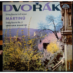 Antonín Dvořák / Bohuslav Martinů / Smetana Quartet String Quartet In D Minor / String Quartet No. 4 Vinyl LP USED