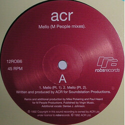 A Certain Ratio Mello (M-People Mixes) Vinyl 12" USED