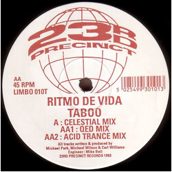 Ritmo De Vida Taboo Vinyl 12" USED