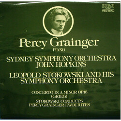 Edvard Grieg / Percy Grainger / Sydney Symphony Orchestra / John Hopkins (11) / Leopold Stokowski And His Symphony Orchestra Concerto In A Minor, Op. 