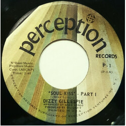 Dizzy Gillespie Soul Kiss Vinyl 7" USED