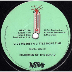 Chairmen Of The Board Give Me Just A Little More Time Vinyl 7" USED