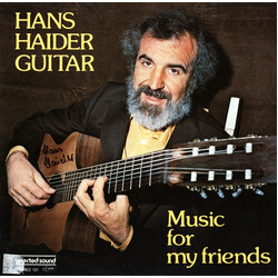 Hans Haider Music For My Friends Vinyl LP USED