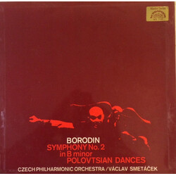 Alexander Borodin / The Czech Philharmonic Orchestra / Václav Smetáček Symphony No. 2 In B Minor / Polovtsian Dances Vinyl LP USED