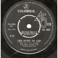 The Dave Clark Five Look Before You Leap Vinyl 7" USED