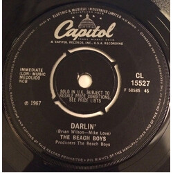 The Beach Boys Darlin' Vinyl 7" USED