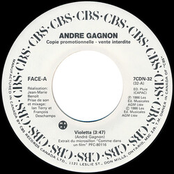 André Gagnon Violetta Vinyl 7" USED