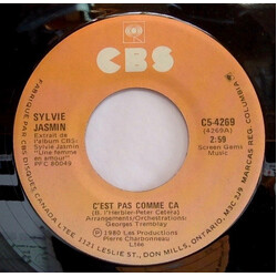 Sylvie Jasmin C'est Pas Comme Ça USED VINYL 7INCH 45 RPM