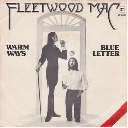Fleetwood Mac Warm Ways / Blue Letter Vinyl 7" USED