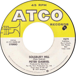 Peter Gabriel Solsbury Hill Vinyl 7" USED