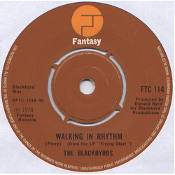 The Blackbyrds Walking In Rhythm Vinyl 7" USED
