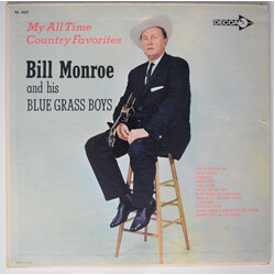 Bill Monroe & His Blue Grass Boys My All Time Country Favorites Vinyl LP USED