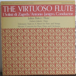 Zagrebački Solisti / Antonio Janigro / Julius Baker / Hubert Jelinek / Georg Philipp Telemann / Wolfgang Amadeus Mozart The Virtuoso Flute Vinyl LP US