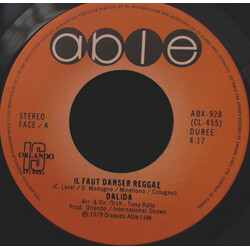 Dalida Il Faut Danser Reggae USED VINYL 7INCH 45 RPM SINGLE