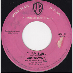 Gus Bivona C Jam Blues / Where Are You Vinyl 7" USED