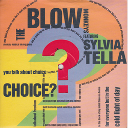 The Blow Monkeys / Sylvia Tella Choice? Vinyl 7" USED
