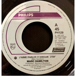 Marc Hamilton J'aime Parler D'amour Vinyl 7" USED
