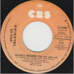 Julio Iglesias Souriez Madame (Con Una Pinta Asi) USED VINYL 7INCH 45 RPM SINGLE
