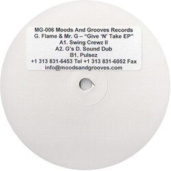 G Flame & Mr. G Give 'N' Take EP Vinyl 12" USED