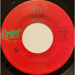 Bitter Sweet Alley Time To Move / Society Girl Vinyl 7" USED