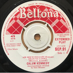 Calum Kennedy Air Moch Di-Luain Vinyl 7" USED