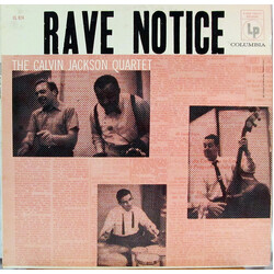 The Calvin Jackson Quartet Rave Notice Vinyl LP USED