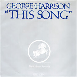 George Harrison This Song Vinyl 7" USED