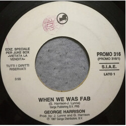 George Harrison / The Manhattan Transfer When We Was Fab / Soul Food To Go (Sina) Vinyl 7" USED